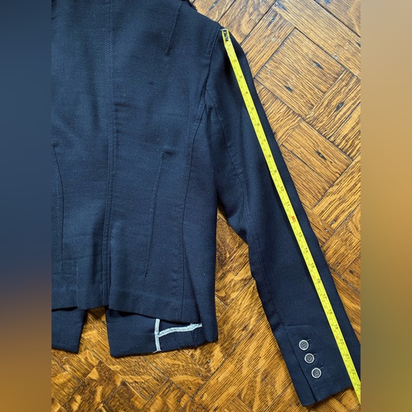 Banana Republic Black Wool Blazer - Size 0 - Picture 9 of 15